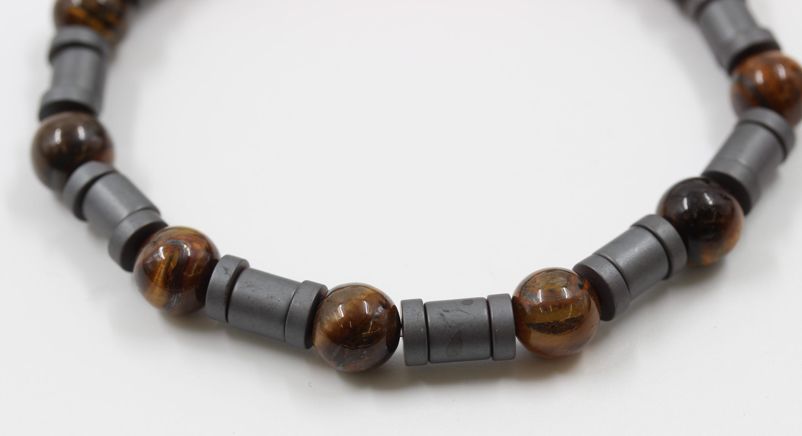 Tigers Eye Gem Stone Bracelet 2a