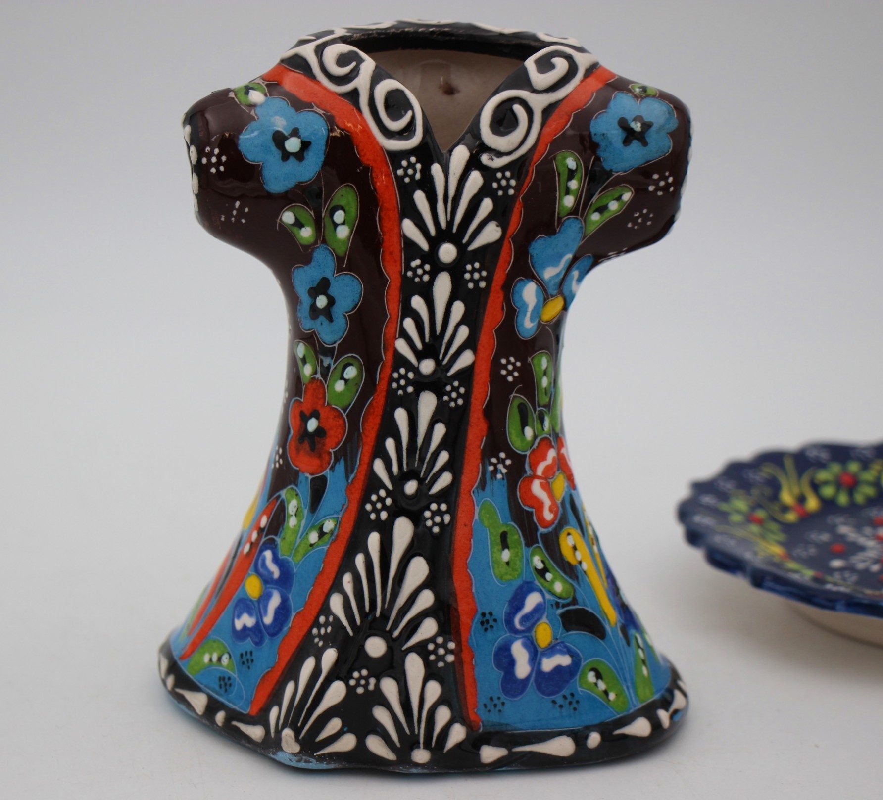 Turkish Ceramic 15cm Kaftan Colouful 1