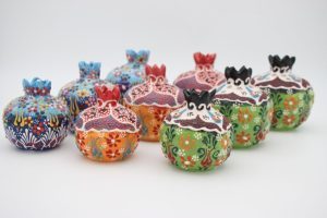 Hand Made Turkish Ceramic Pomegranate Sets