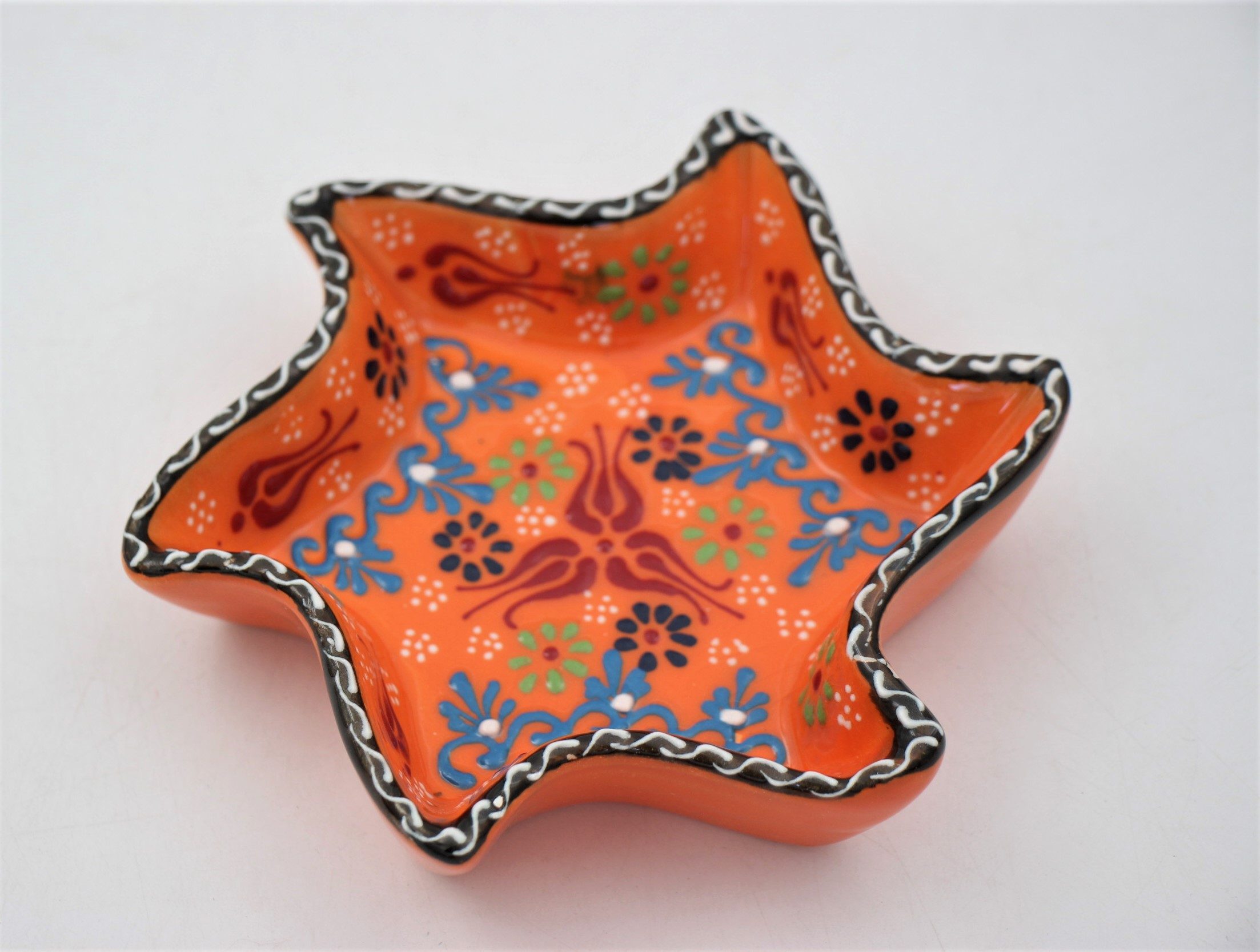 Turkish Ceramic Hand Painted Breakfast Set Dantel 1d