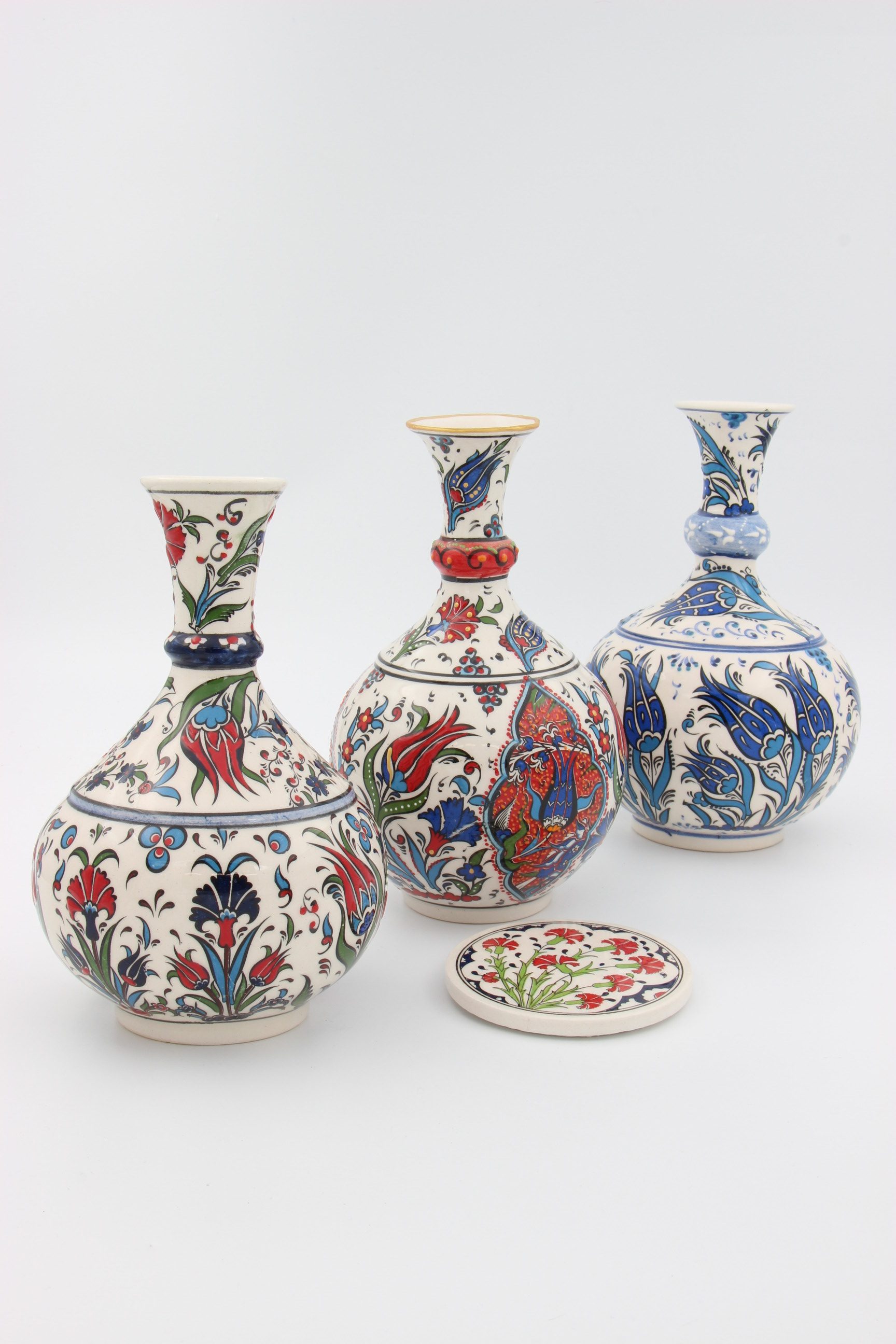 Turkish Ceramic Tear Vase 20cm Tulip all