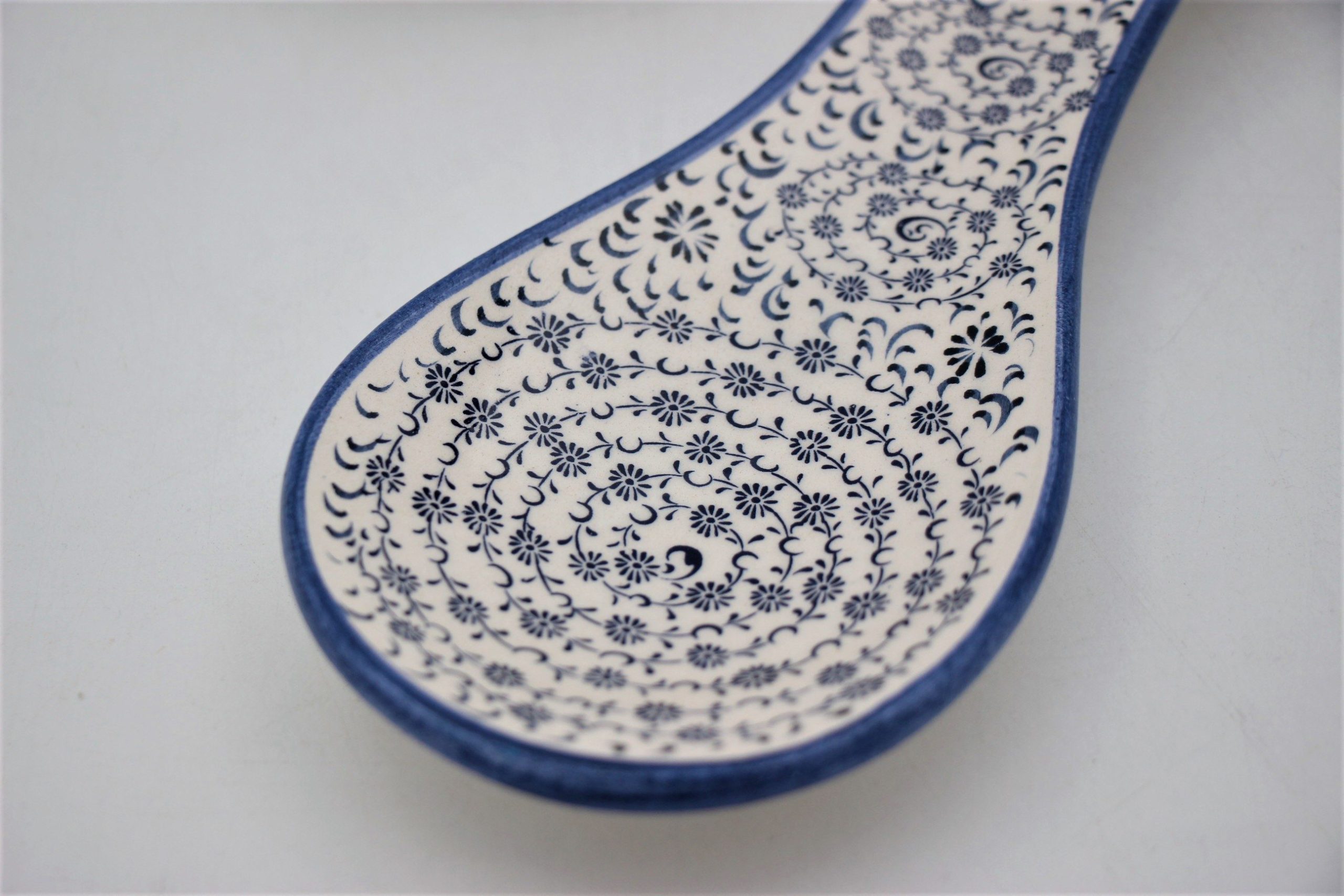 Turkish Hand Painted Ceramic Spoon Holders Halic 2