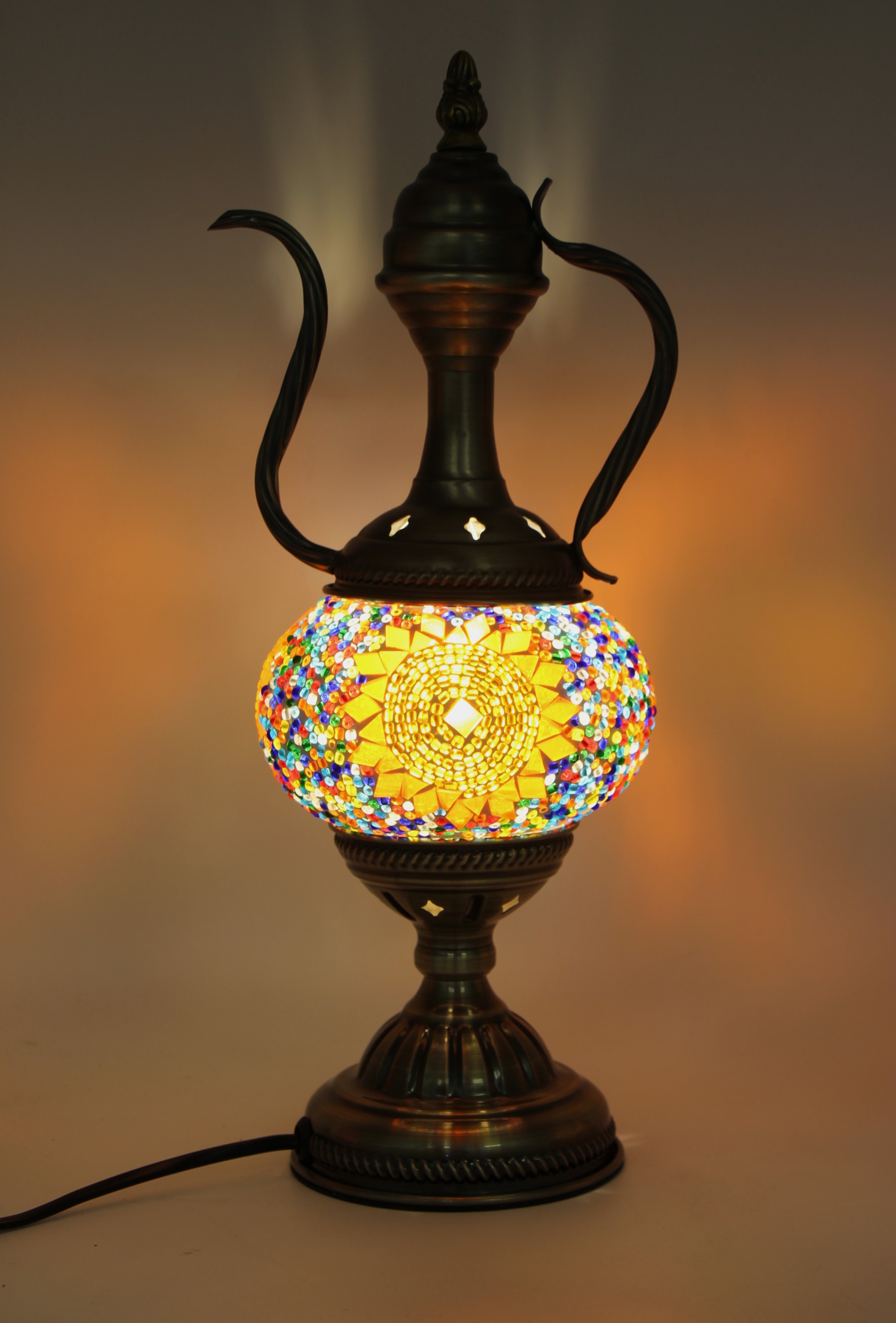 Turkish Medium Teapot Lamp Sunbeam -5