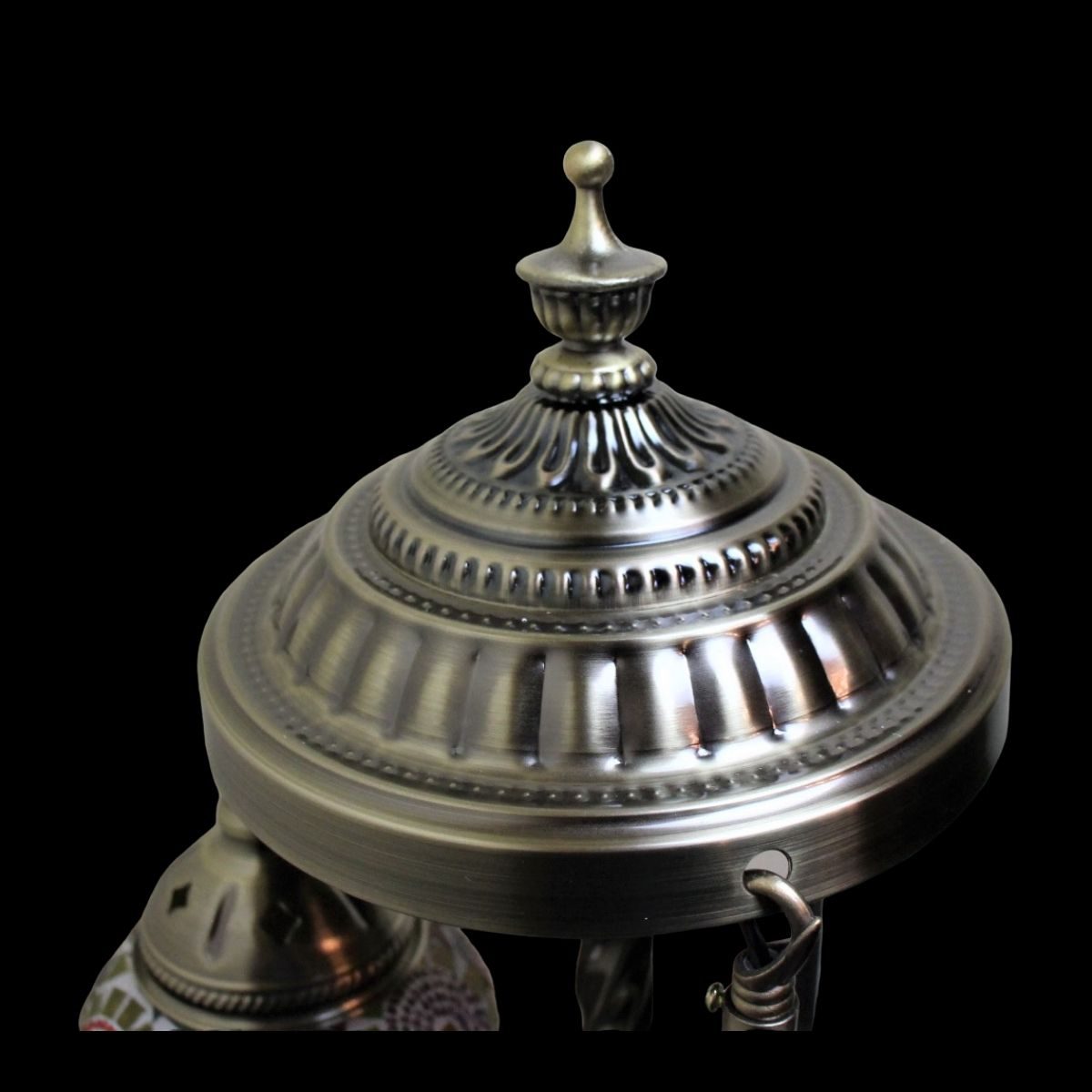 Turkish Mosaic Floor Lamp 3 globe Sun Beam 5