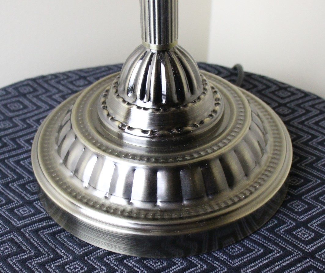 Turkish Mosaic Floor Lamp 5 globe Cracked Teal 8