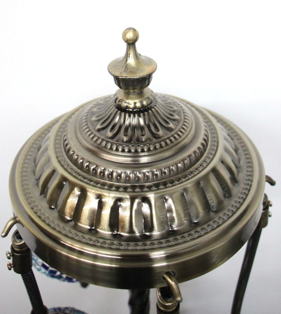 Turkish Mosaic Floor Lamp 5 globe Red 60