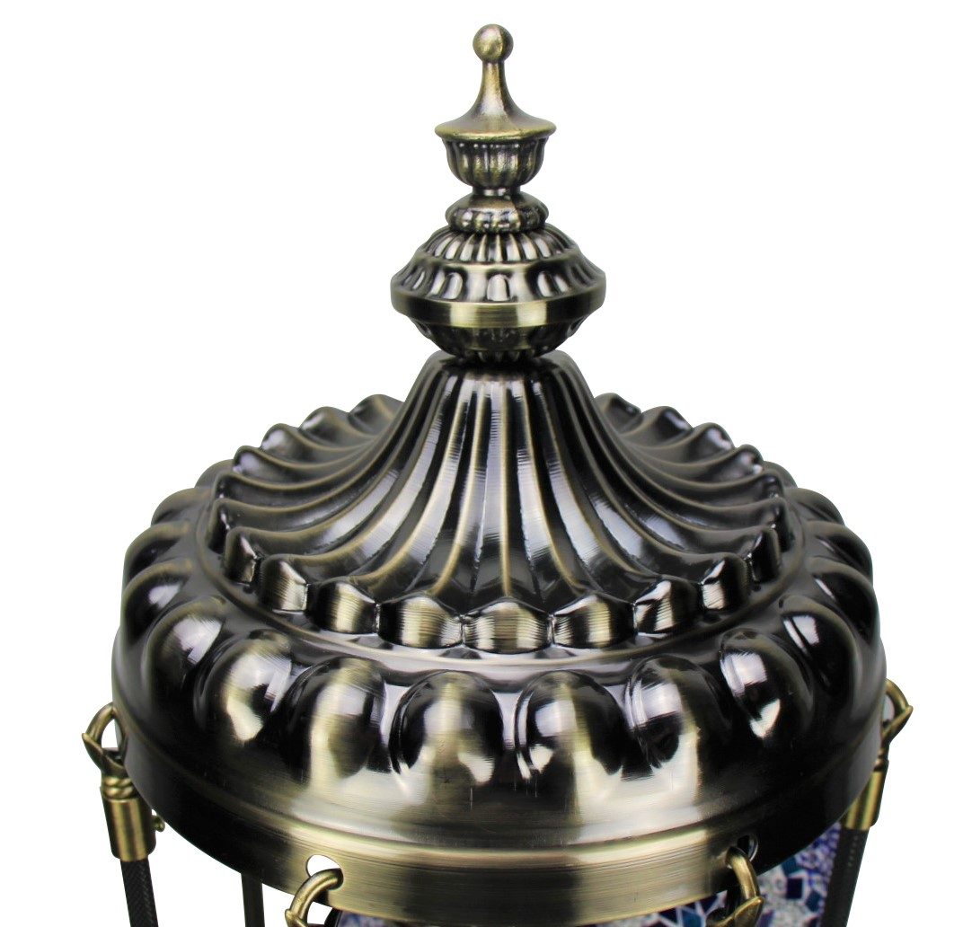 Turkish Mosaic Floor Lamp 7 globe Ottoman 70