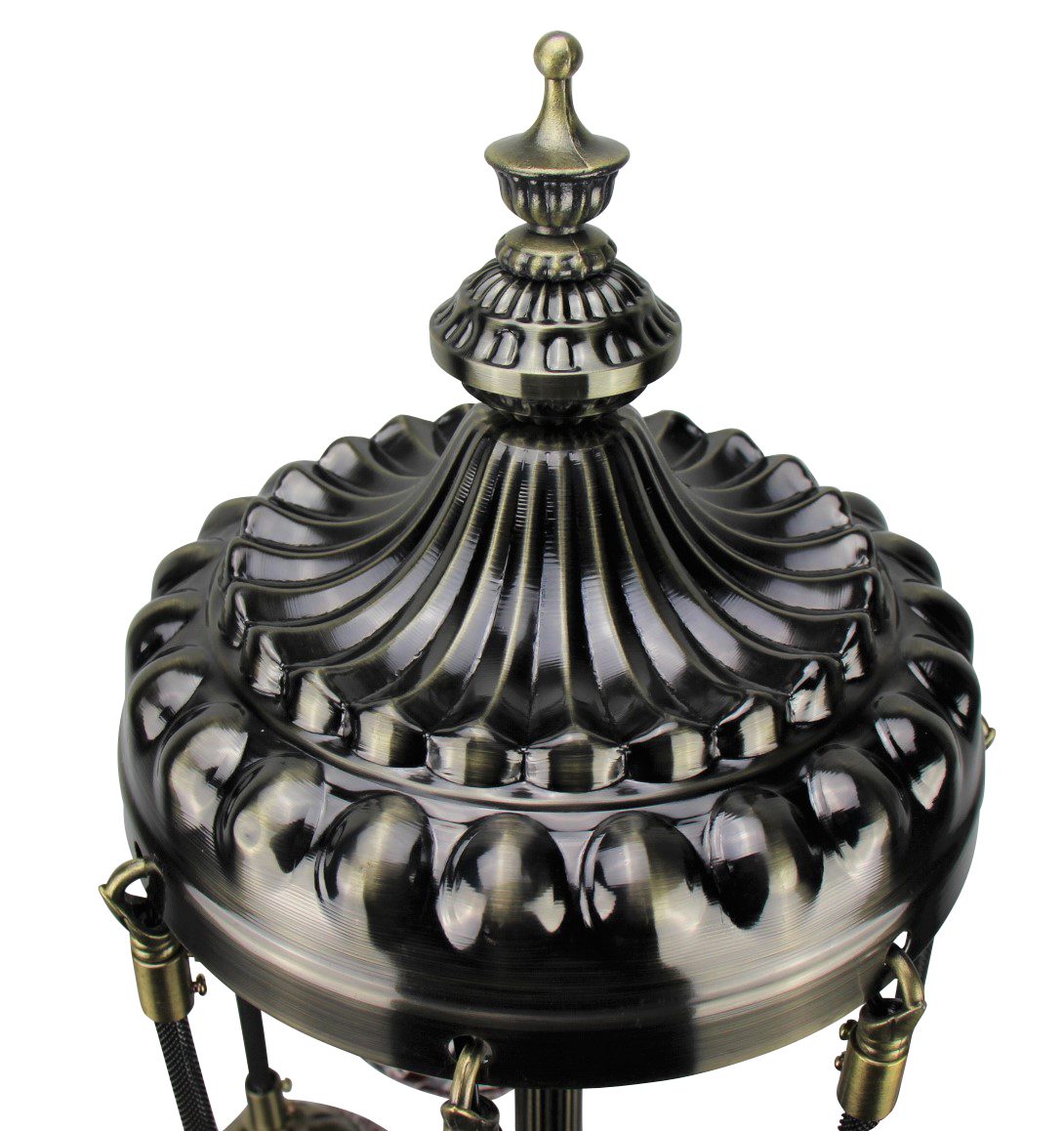 Turkish Mosaic Floor Lamp 7 globe Red 60