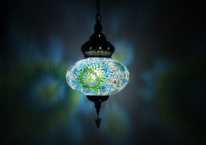Hanging Chandelier 1 Globe Large