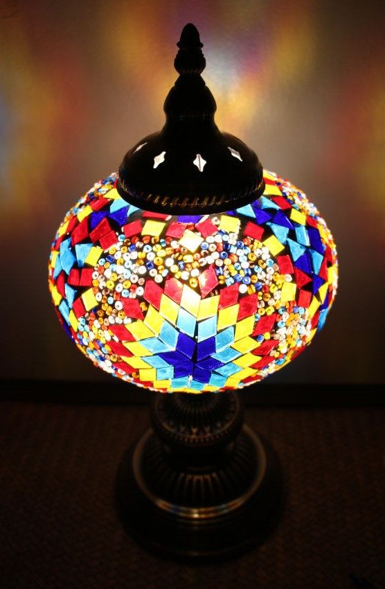 Turkish Mosaic Table Lamp Large Mosaic Fire Ball 2 Turkish Mosaic Table Lamp Large Mosaic Fire Ball