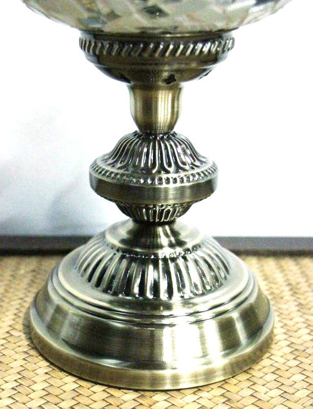 Turkish Mosaic Table Lamp Large Purple 40