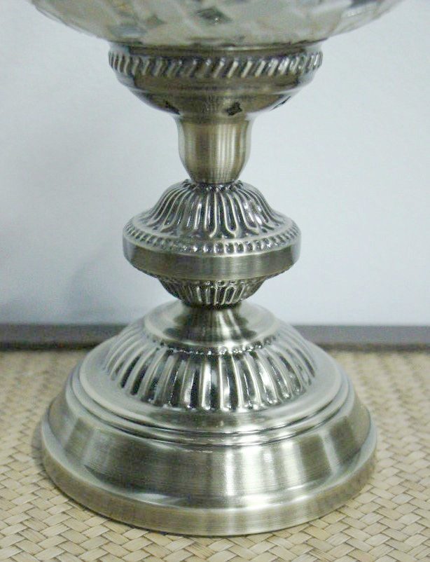 Turkish Mosaic Table Lamp Large White 40