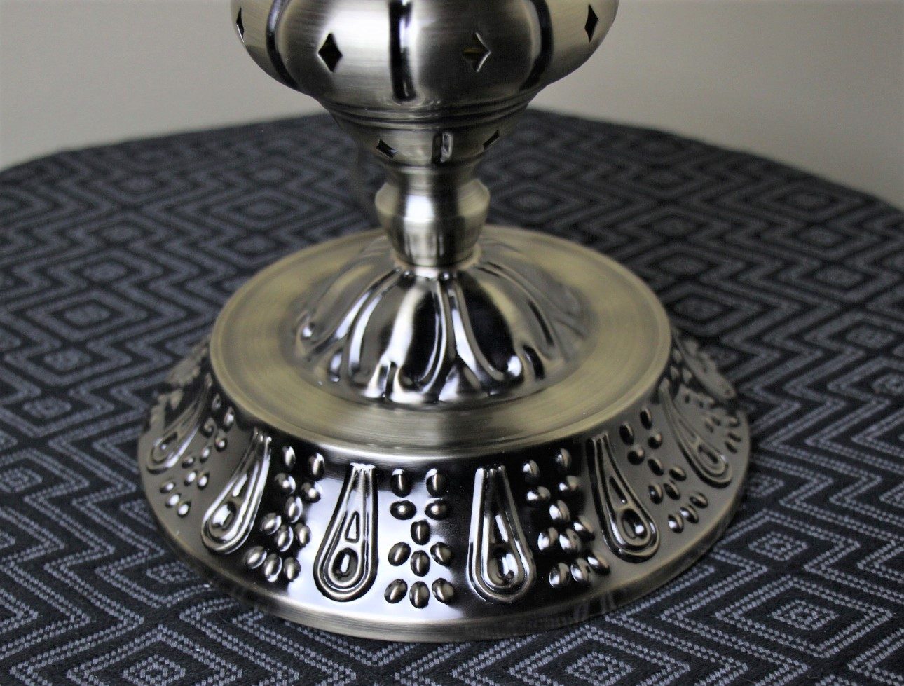 Turkish Mosaic Table Lamp Med Amber Star 7