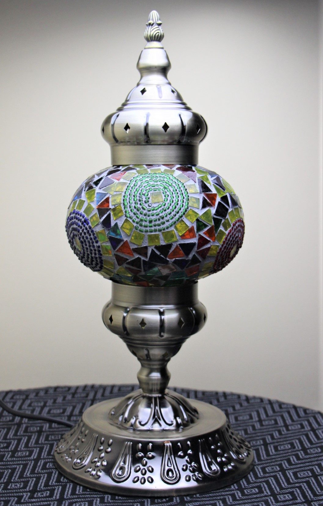Turkish Mosaic Table Lamp Med Sunbeam 1