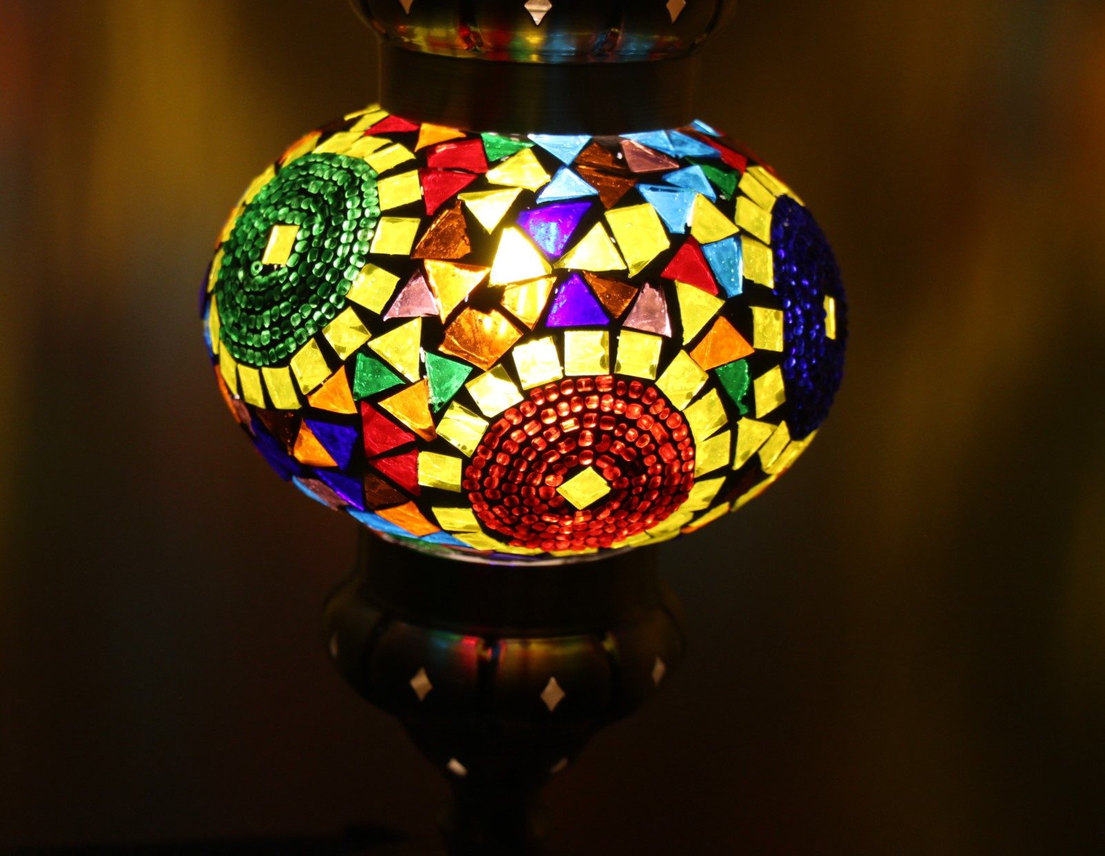 Turkish Mosaic Table Lamp Med Sunbeam 5