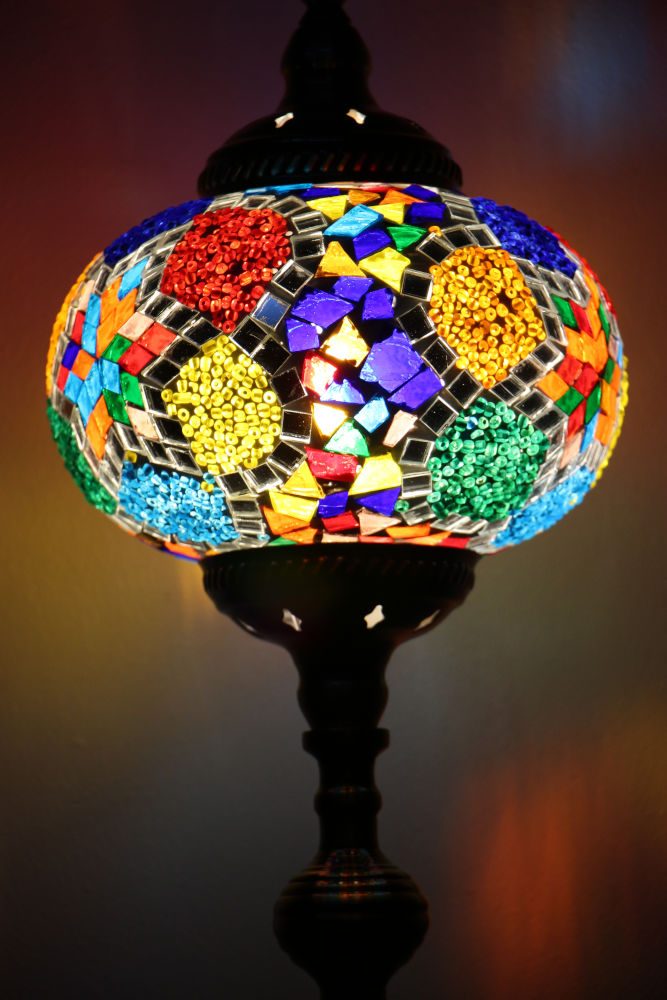 Turkish Mosaic Table Lamp XLarge Mosaic Shattered Star 2 Turkish Mosaic Table Lamp XLarge Mosaic Shattered Star