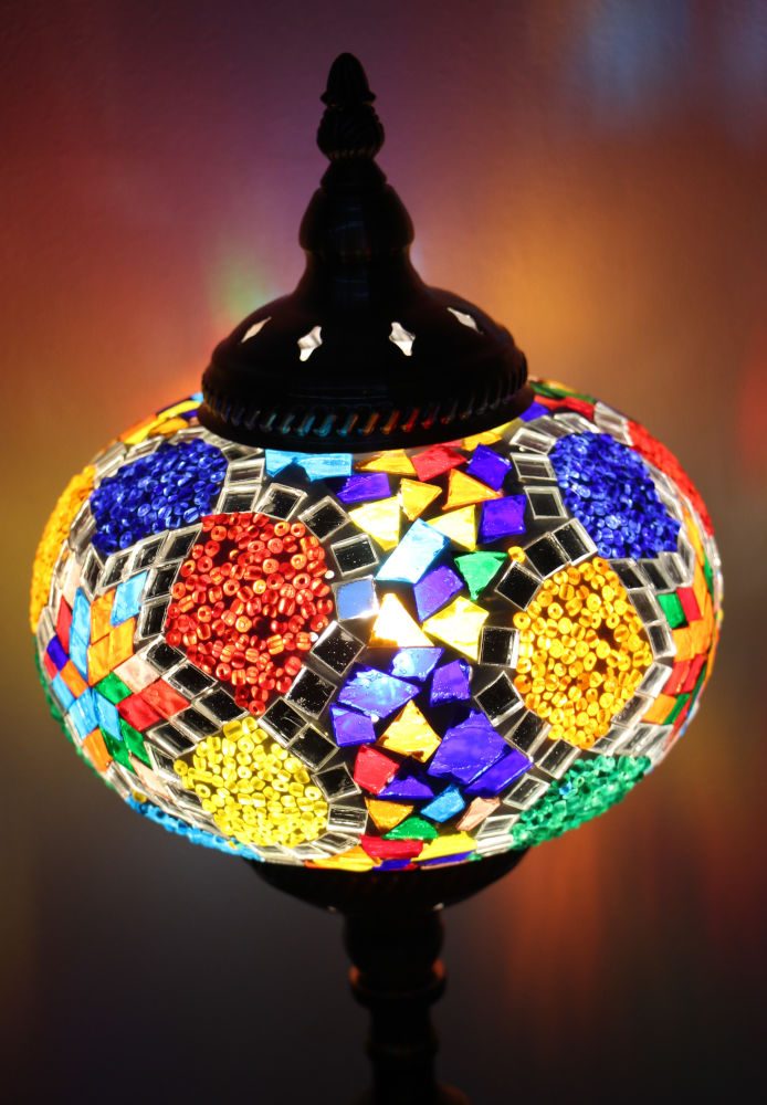 Turkish Mosaic Table Lamp XLarge Mosaic Shattered Star 3 Turkish Mosaic Table Lamp XLarge Mosaic Shattered Star