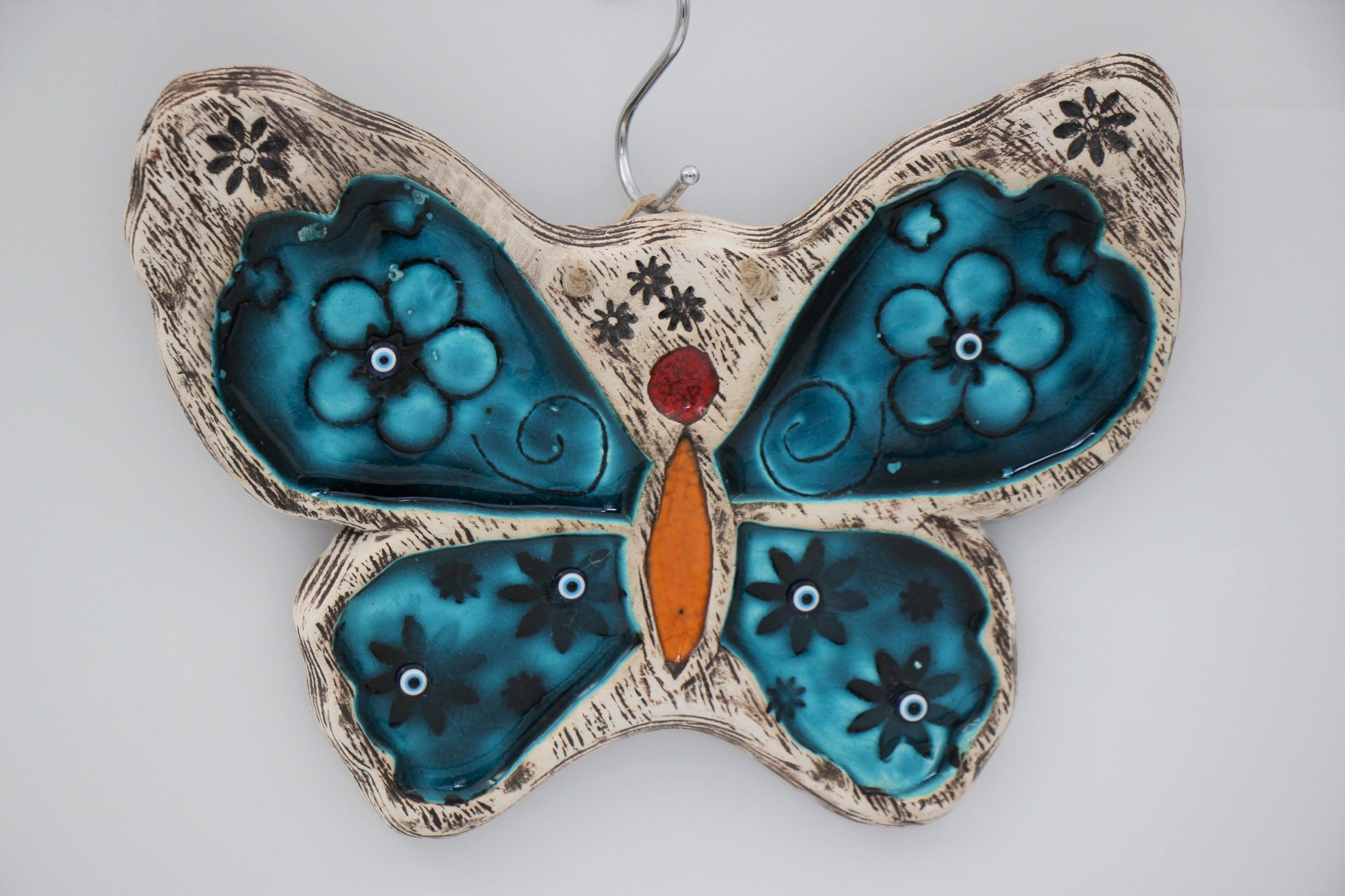 Turkish Wall Hanging Ceramic Butterfly KP