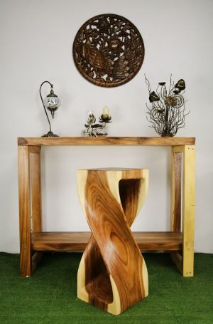 Twist Stool 76cm Natural