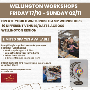 Create Your Own Turkish Lamp Workshops Wellington