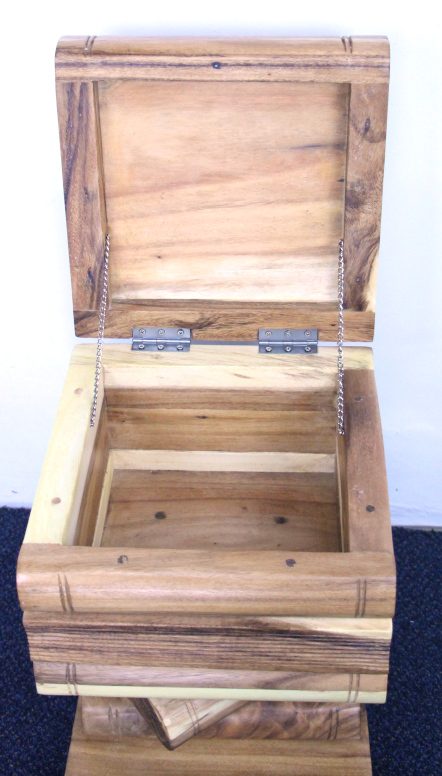 Wooden Book Table With Storage 3