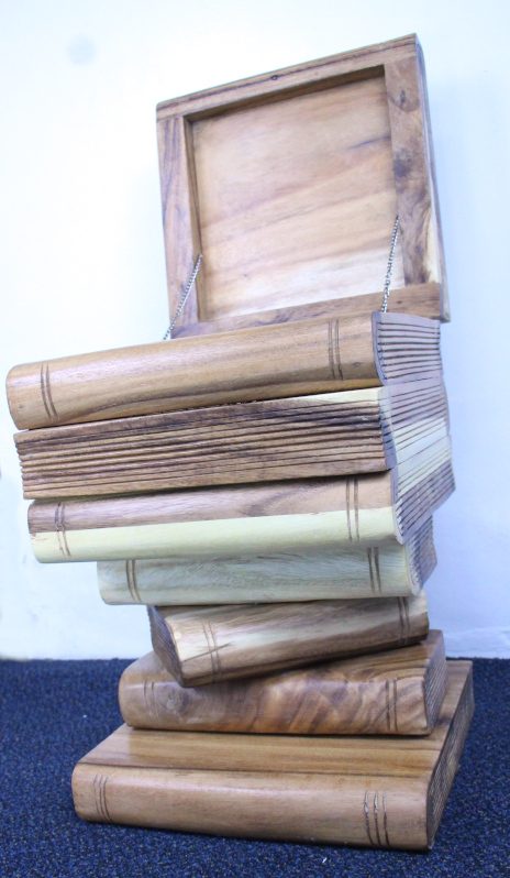 Wooden Book Table With Storage 4