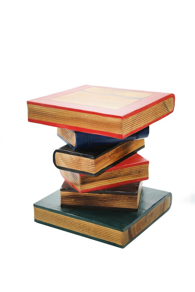 Wooden Book Table Coloured 2 Wooden Book Table Coloured