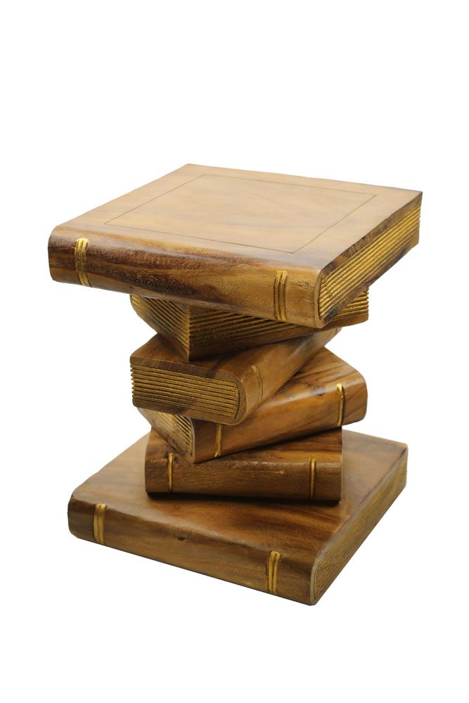 Wooden Book Table Golden 4 Wooden Book Table Golden