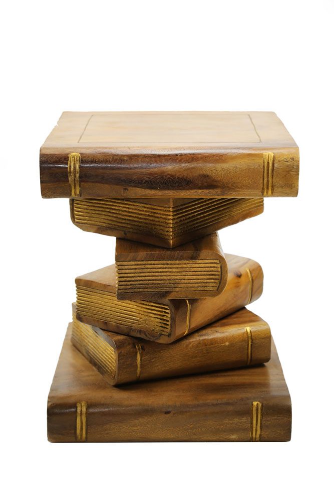 Wooden Book Table Golden 5 Wooden Book Table Golden