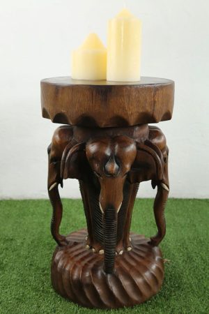 Wooden Elephant Table