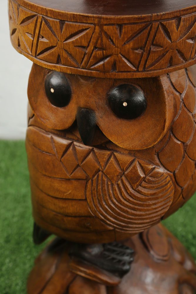 Wooden Owl Table 2 Wooden Owl Table