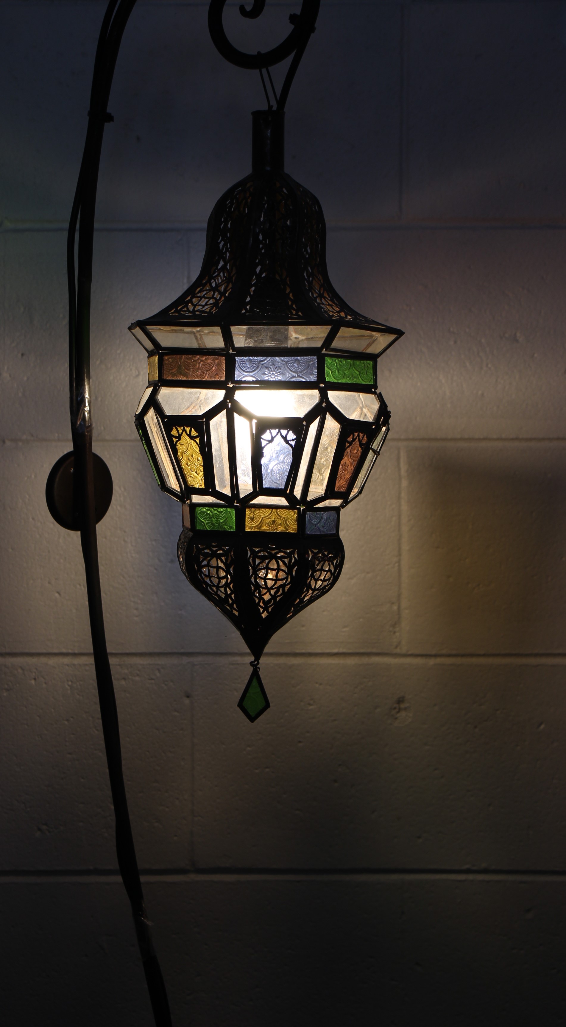 morrocan Hex lantern Med 14