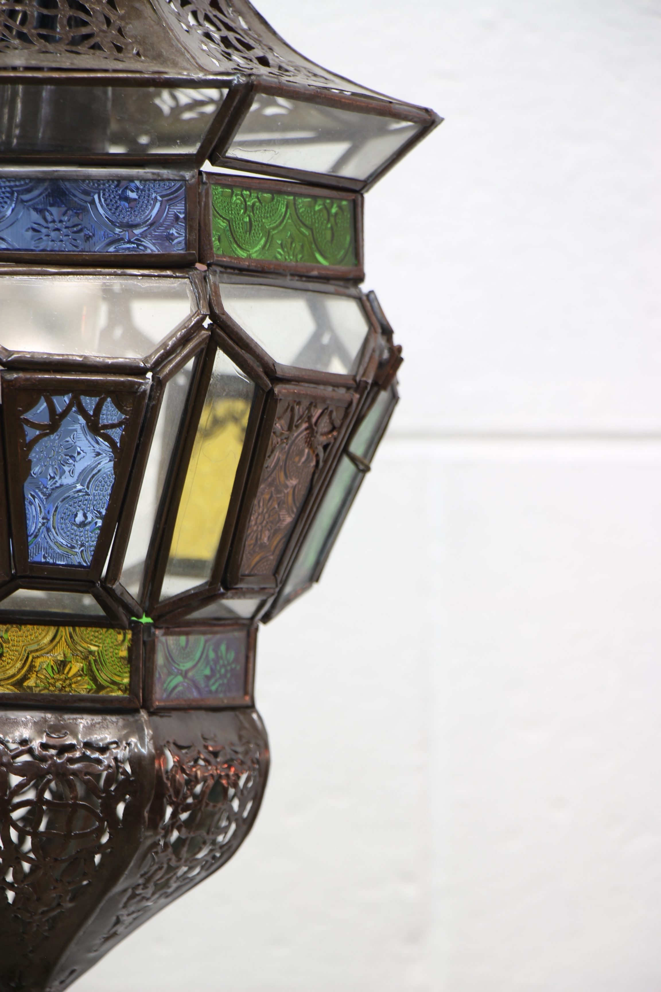 morrocan Hex lantern Med 4