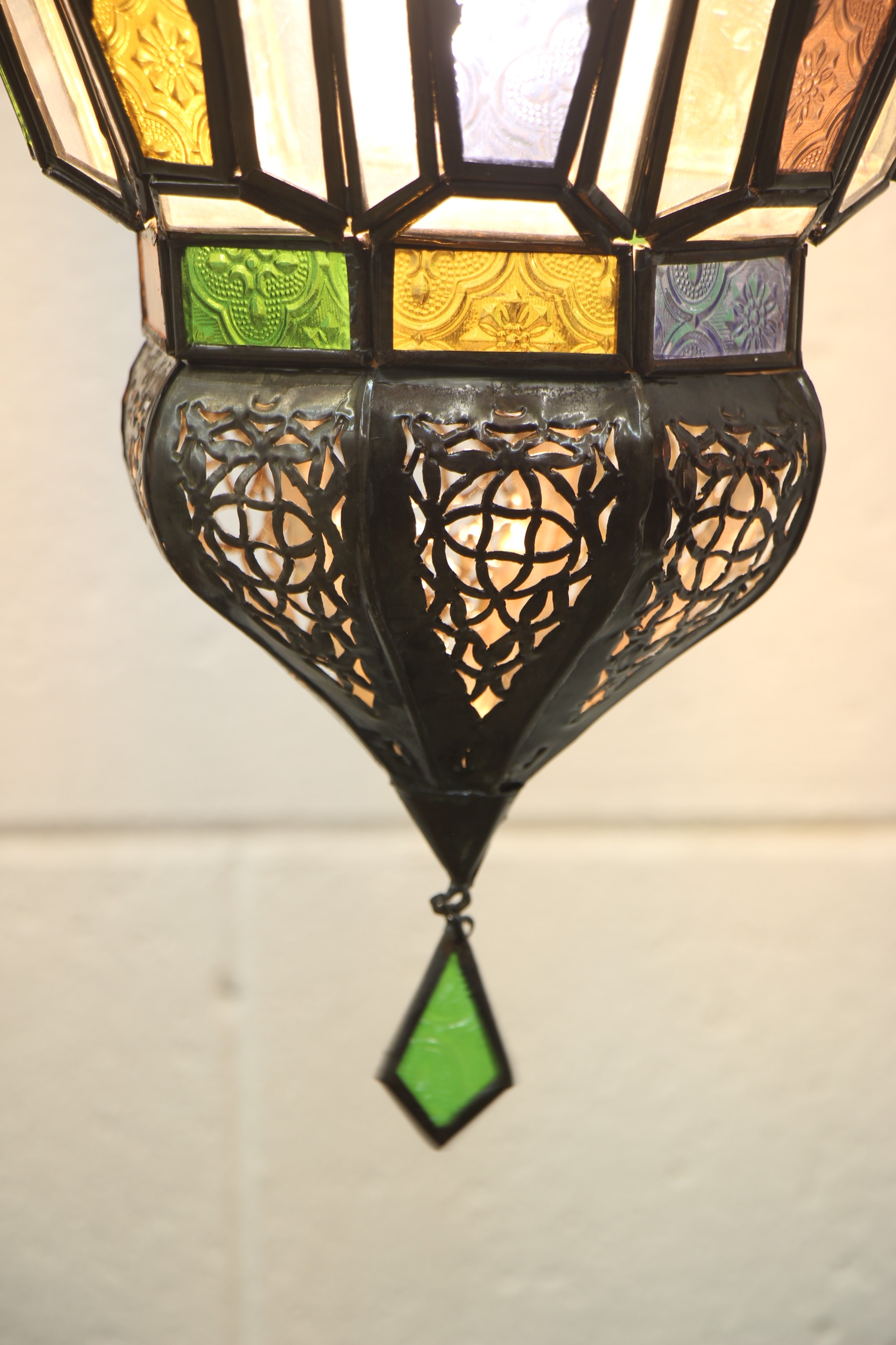 morrocan Hex lantern Med 7