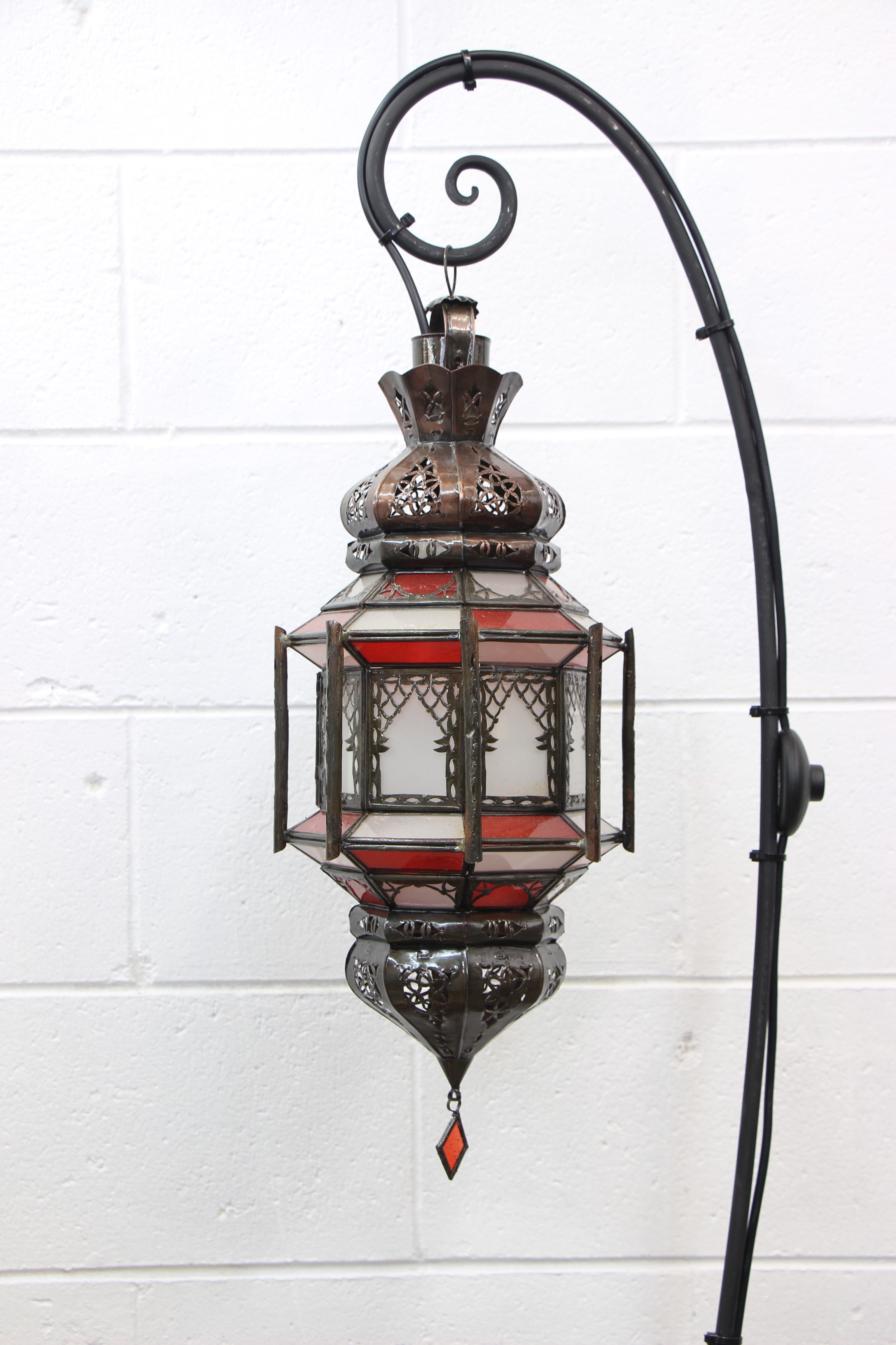 morrocan cage lantern red Sml 4